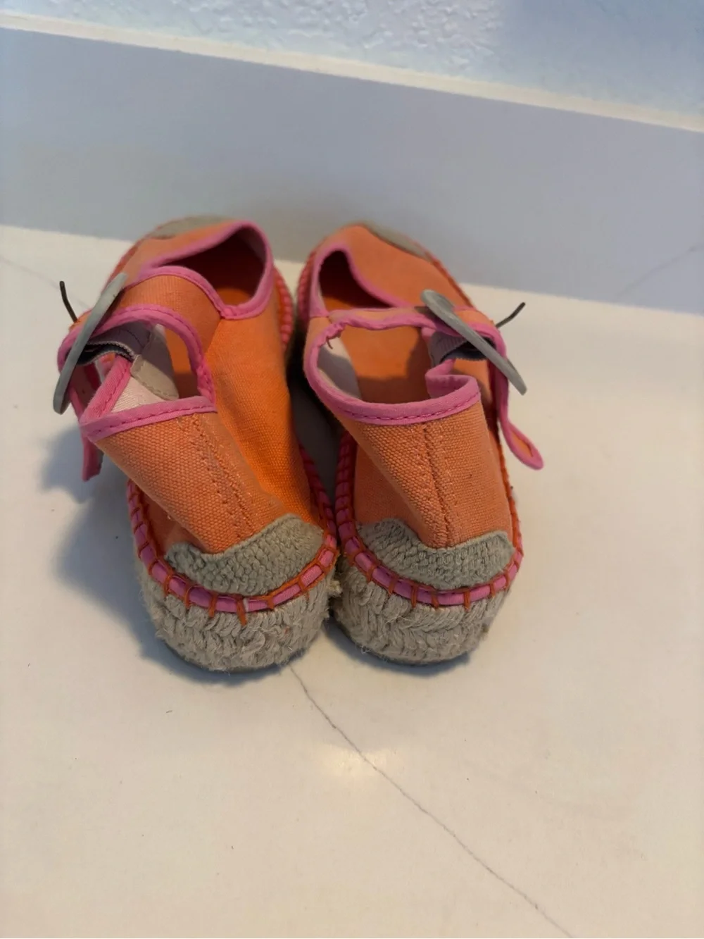 Free People Surfside Mary Jane Espadrille Orange Crush
